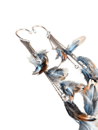 Image 5 of Sky Lover Cuff Earrings 