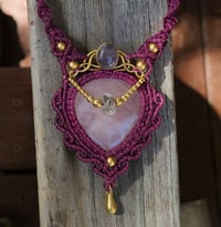 Image 1 of Rose Quartz + Amethyst + Herkimer Diamond
