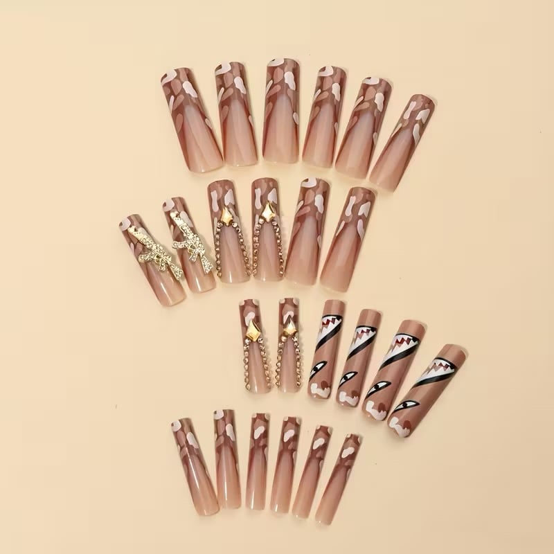 Image of Brown Camo Bape Queen