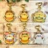 Bee Yourself!  Rainbow Bee Acrylic Keychain