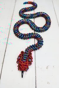 Image 4 of Chainmaille Snake Necklace