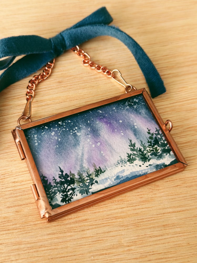 Image of Northern Lights - Heirloom Watercolor Ornament