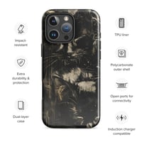 Image 1 of Cuddling Black Cats Goth Inspired Tough Case for iPhone®