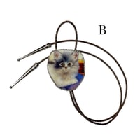 Image 2 of Porcelain Cat Bolo Ties 