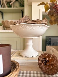 Image 2 of French Country Pedestal Bowl