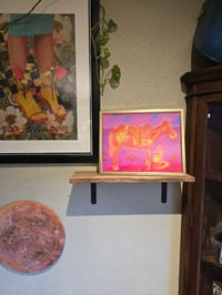 Image 3 of Smoke Break in Pink Framed Print