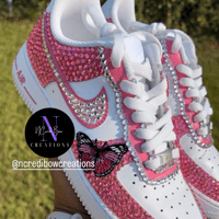 Image 2 of AF1 Butterfly Bling - Big Kids 1Y - 7Y