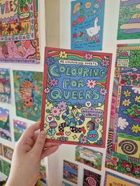 Image 2 of Colouring For Queers - A5 bound colouring book