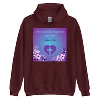 Image 4 of With God all things are possible (v.1) hoodie