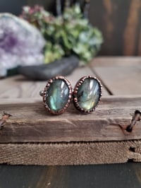 Image 2 of Labradorite Cufflinks (#2)