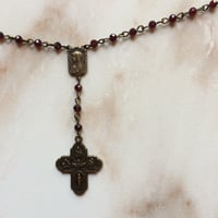 Image 5 of THE ‘MADONNA’ ROSARY ANKLET 
