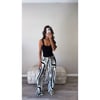 Black Patterend Trousers 
