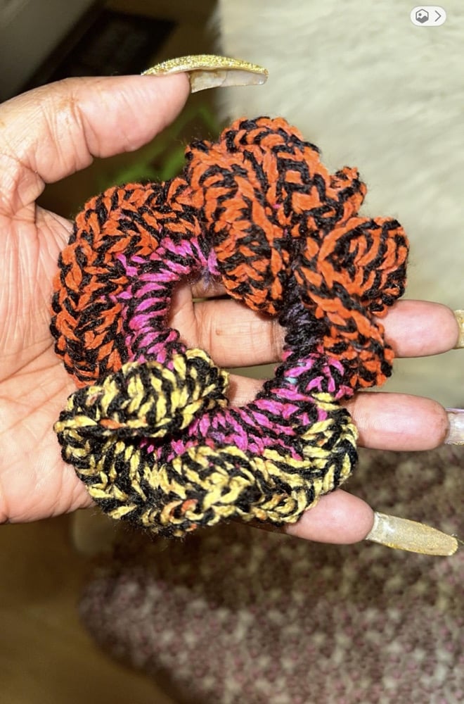 Image of Crochet Scrunchies