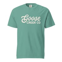 Image 4 of Goose Creek Co Front Brand Unisex Garment-Dyed Heavyweight T-shirt