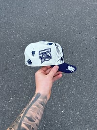 Image 4 of  TACTICAL OFF WHITE NAVY  TORONTO MAPLE LEAVES CUSTOM FITTED CAP