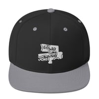 Image 3 of White Paisley Logo Snapback 2