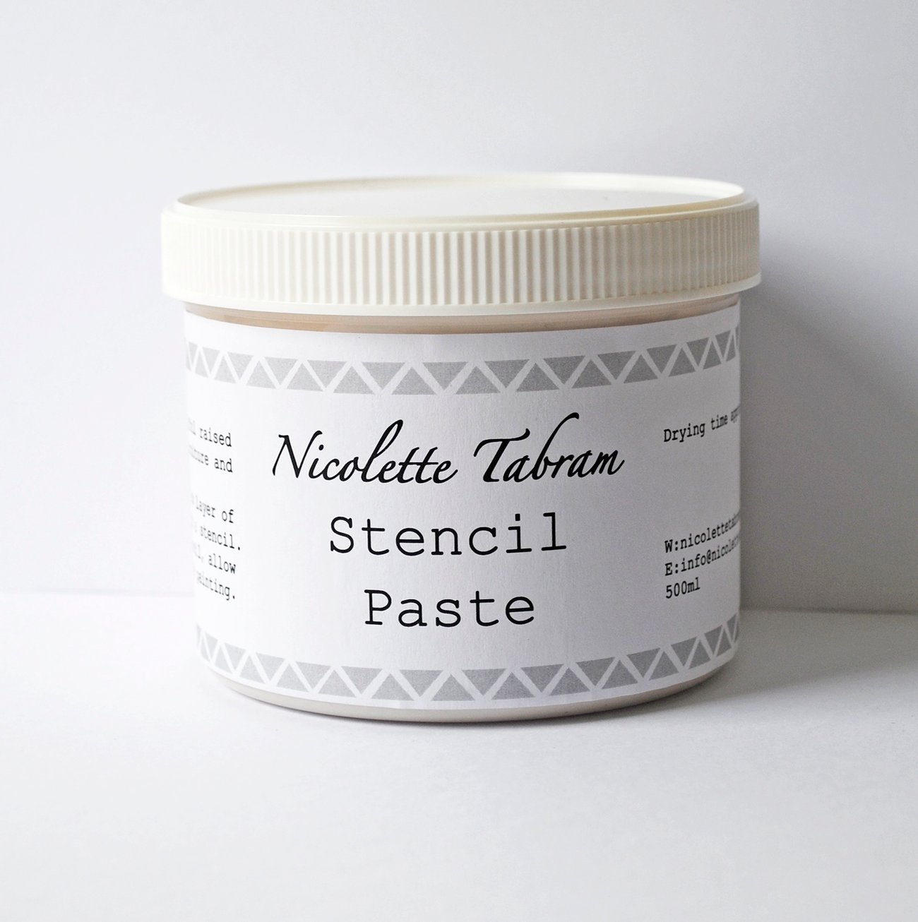 Stencil Paste 500ml Nicolette Tabram Stencils