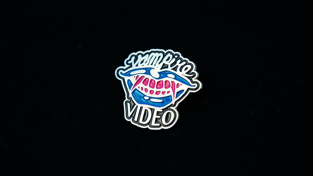 Image of Vampire Video Enamel Pin