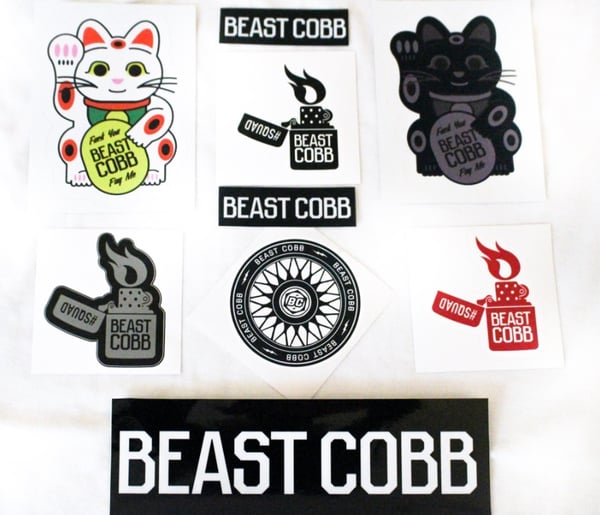 Image of BEAST COBB "LOUD PACK"  sticker pack