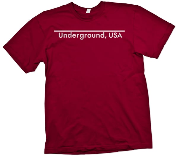 Image of Underground USA logo tee