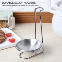Image 18 of Kitchen Accessories Vertical Single/Double Ladle Spoon Utensil Rack Soup Spoon Rest Stand 