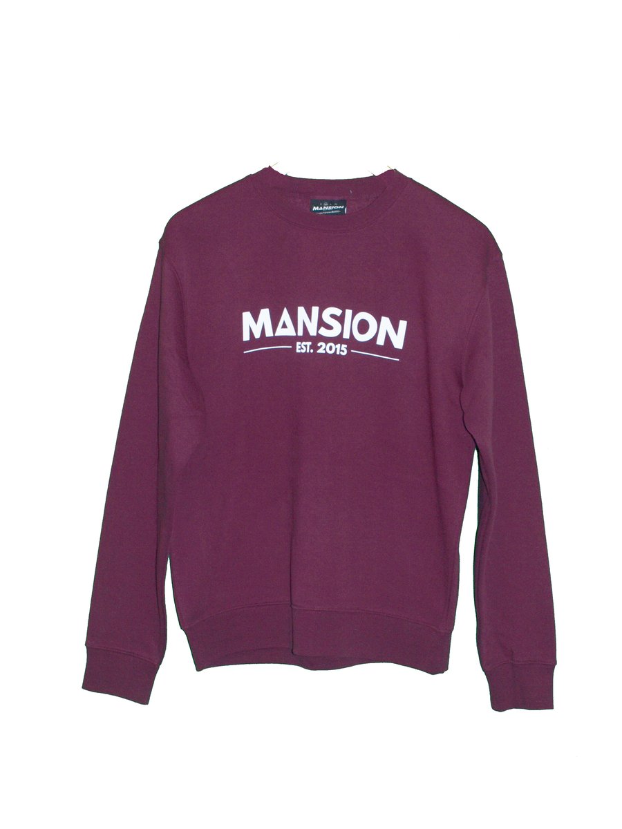 Image of MANSION // CLASSIC SWEAT - BURGUNDY