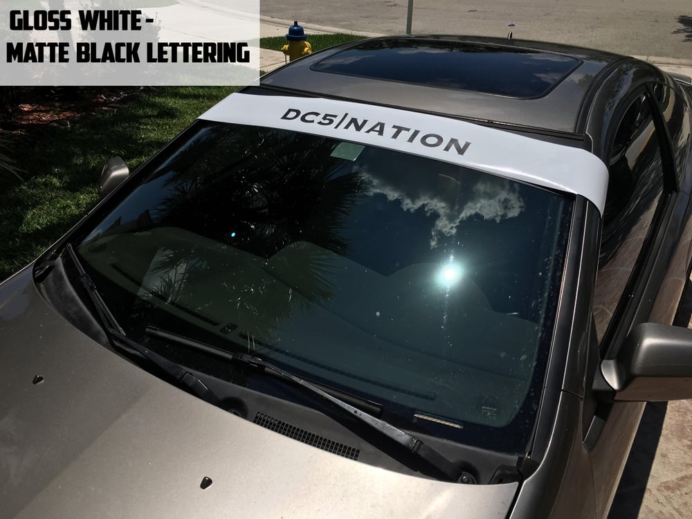 Image of Top Windshield Banner