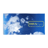 Image 1 of Sky's Limitless Towel . Believe = Achieve