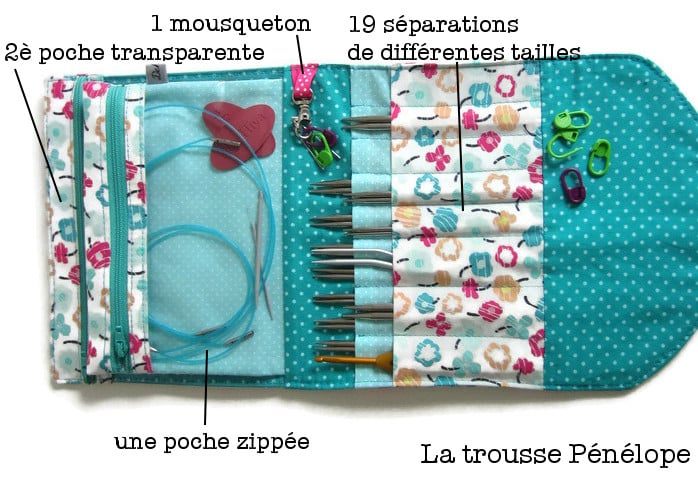 Pochette aiguilles à tricoter hotsell