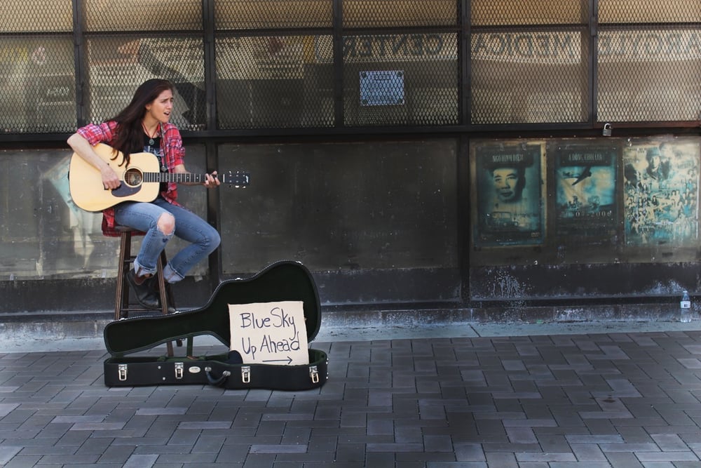Image of Blue Sky Up Ahead
