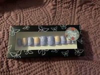 Purple Heart nails 