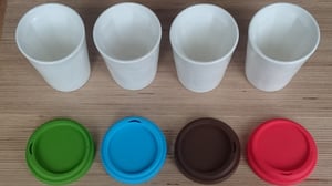 Image of Therma Four Colour Set (Red Green Blue and Brown lids)
