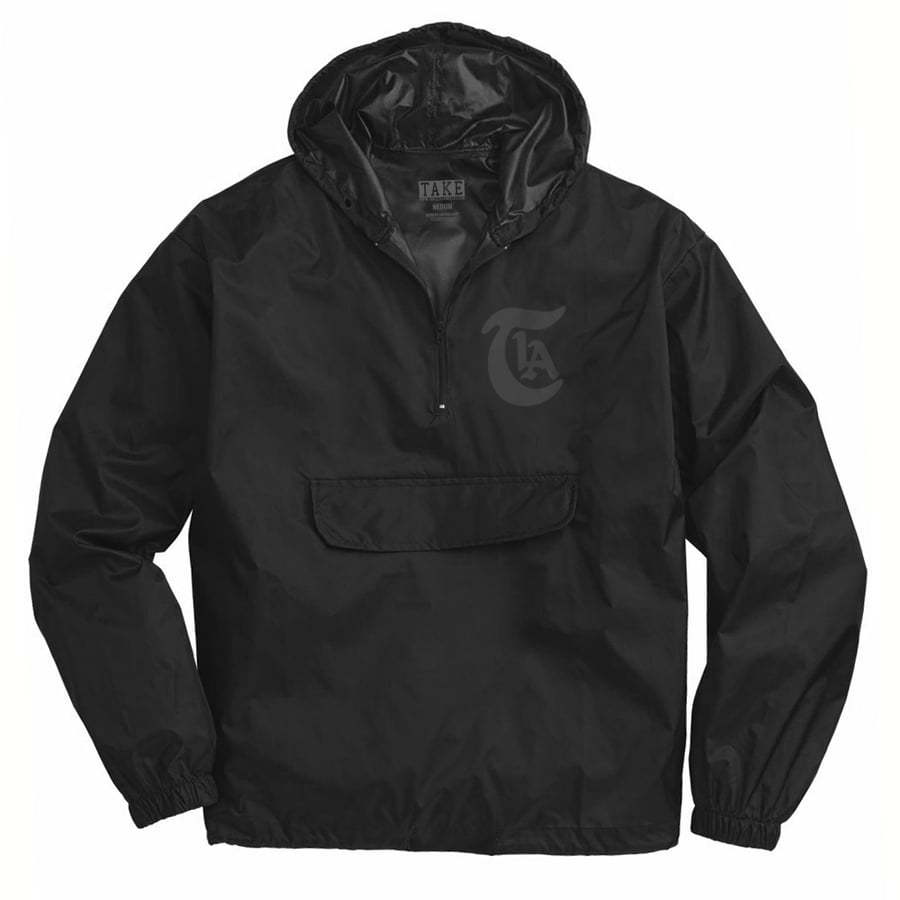 Image of "TALK/TAKE" Quarter Zip Shell