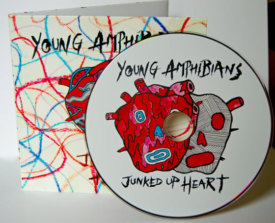 Image of Young Amphibians - Junked Up Heart   CD