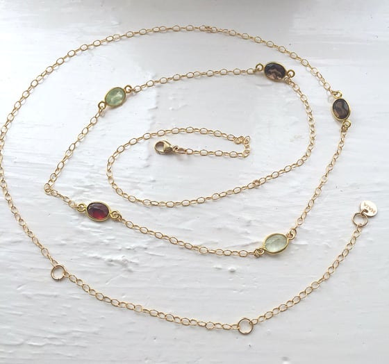 Image of Bezel Dazzle Gems Body waist chain