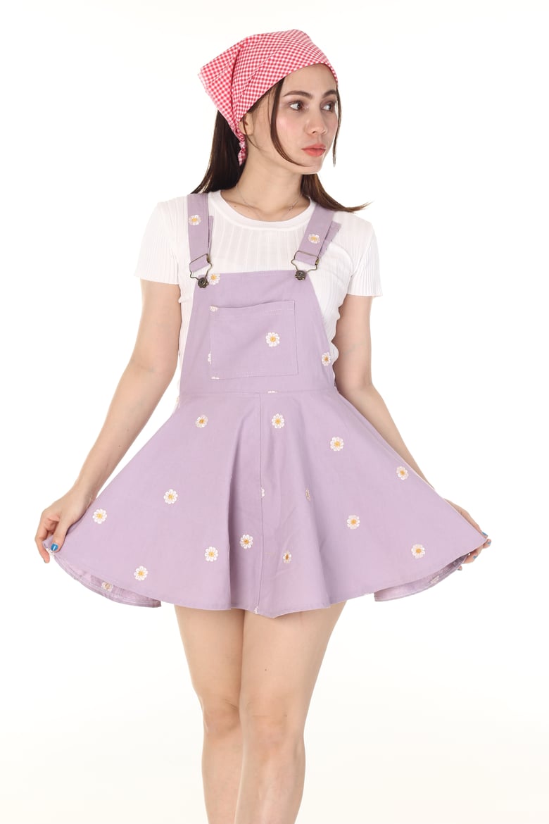 Image of lilac Daisy Pinafore