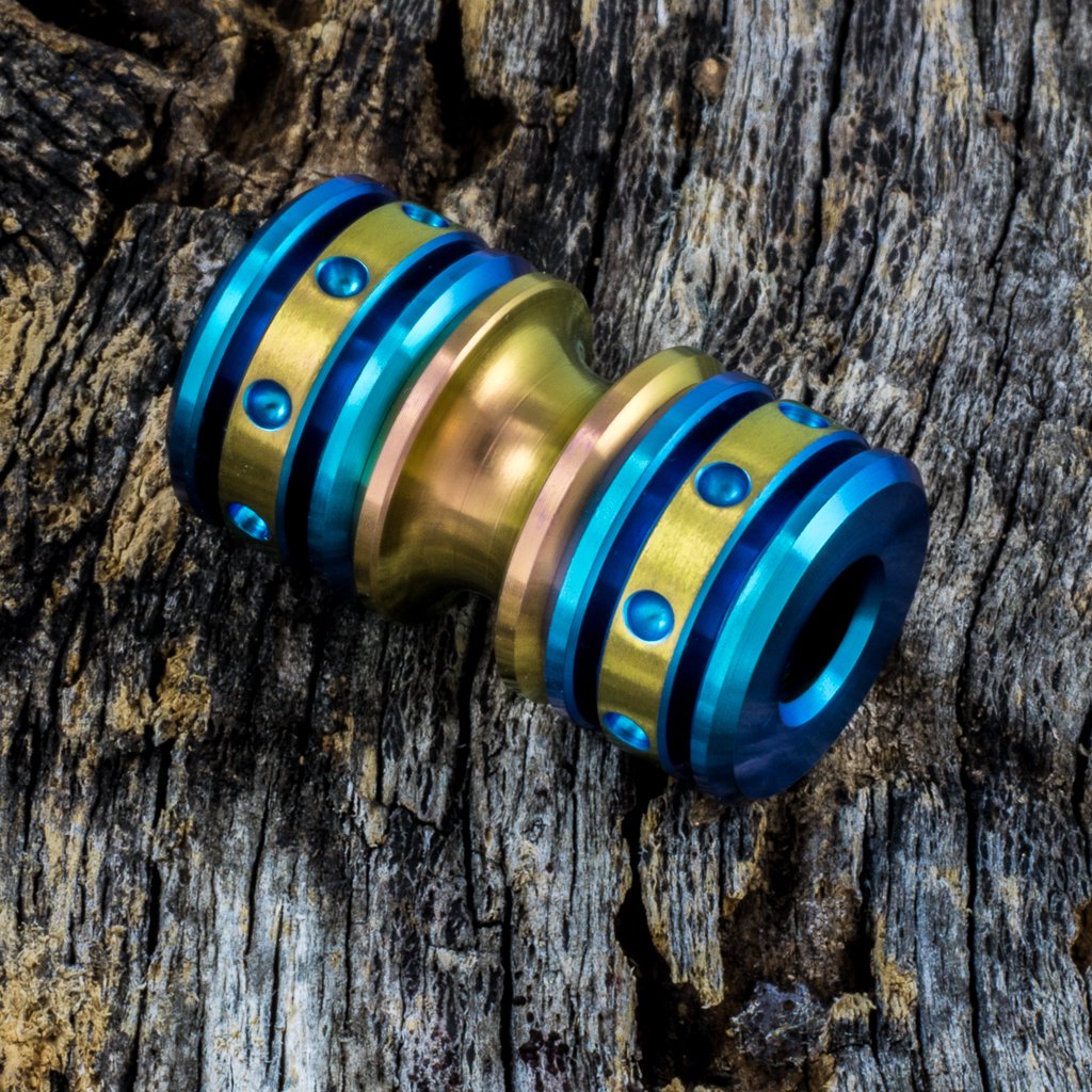 Image of Aqua & Copper Triple Bead Set #2