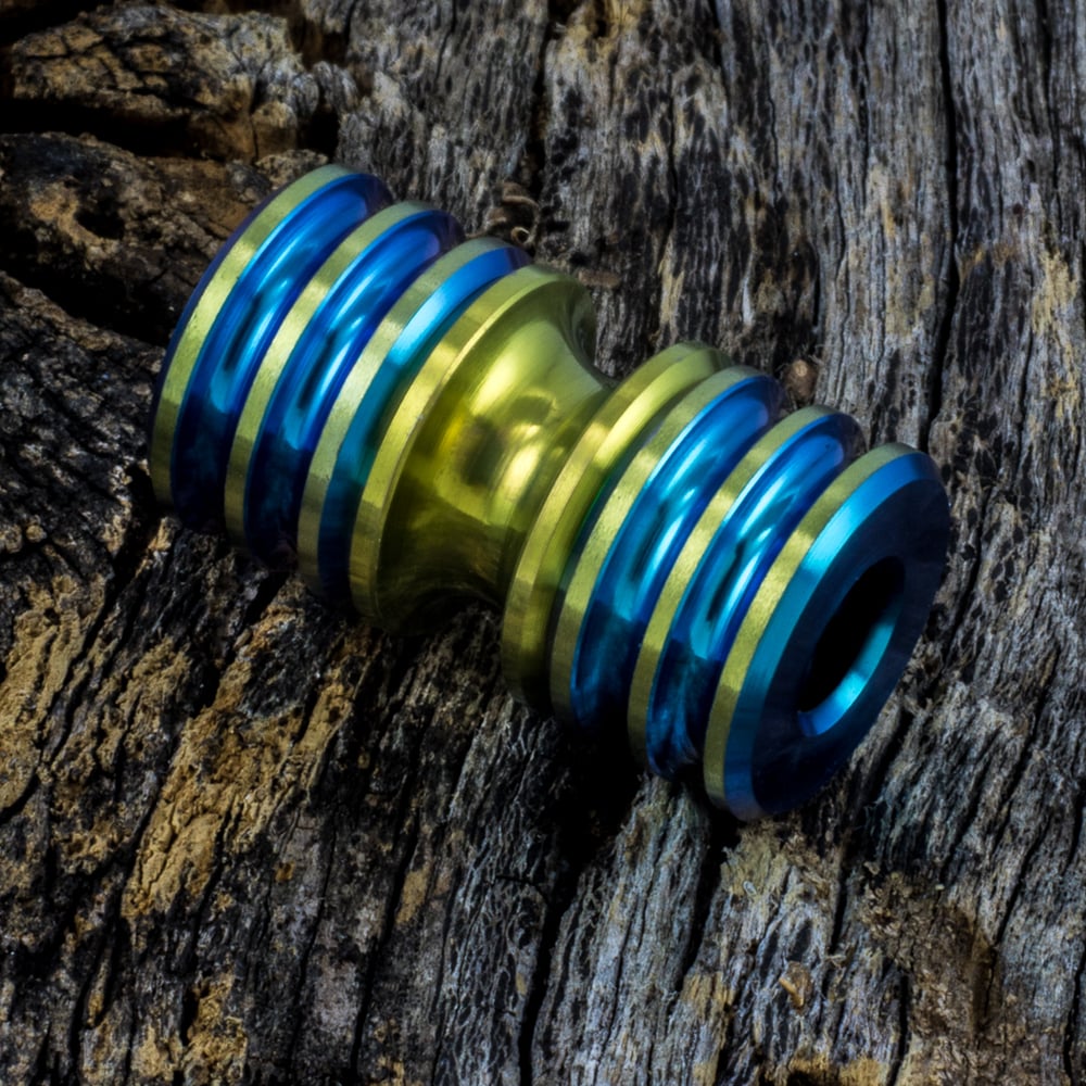 Image of Aqua & Yellow Triple Bead Set #3