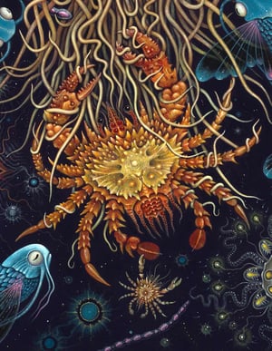 Image of MEDUSAE ~ 20 x 24" LIMITED EDITION ~ Signed & Numbered 