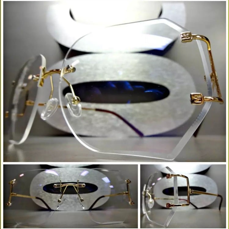 Image of Rimless Octagon Frames