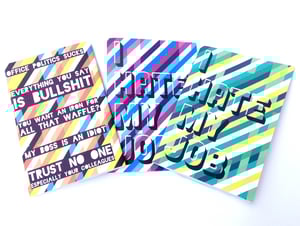 Image of I HATE MY JOB A5 Notebook