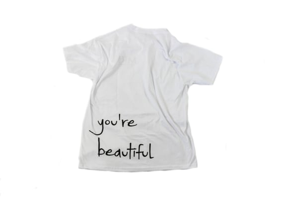 Image of "you're beautiful" tee