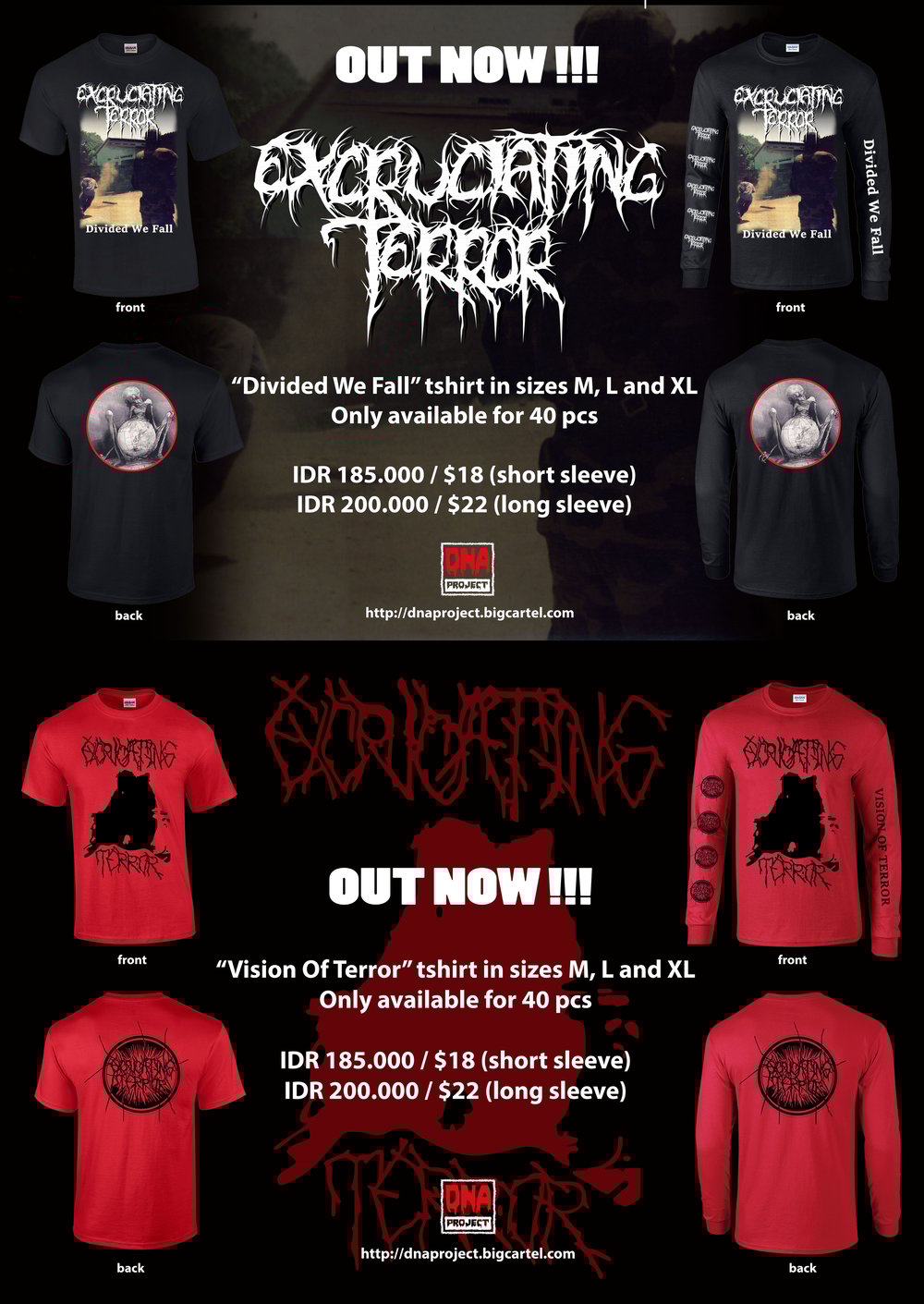 Image of Excruciating Terror - SALE 20% OFF