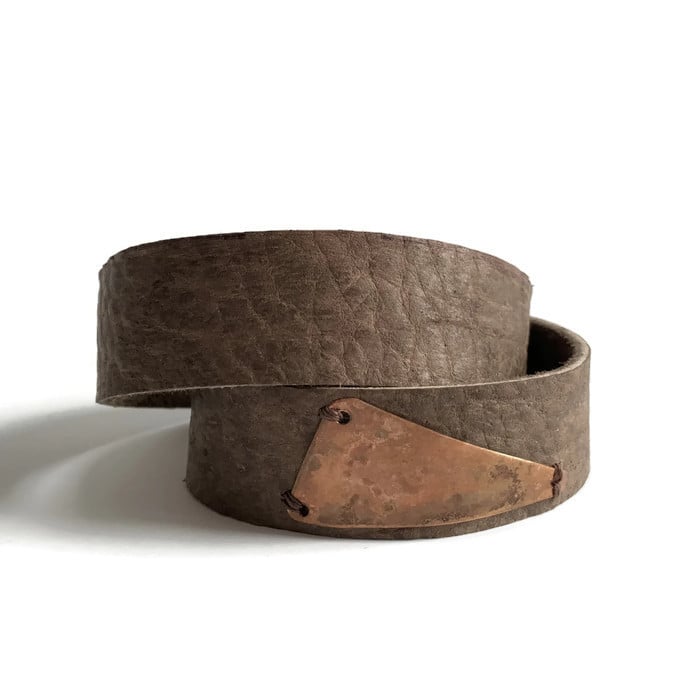 Image of Double-Wrap Bracelet with Triangle