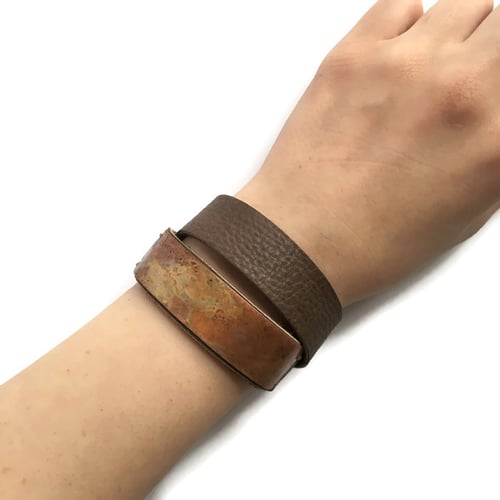 Image of Double-Wrap Bracelet with Rectangle