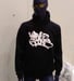 Image of "Hired Goons" O.G. Tag Hoodie. White on Black