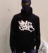 Image of "Hired Goons" O.G. Tag Hoodie. White on Black 