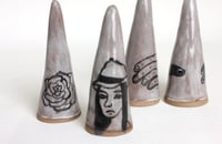 Image 4 of Ceramic ring cone. earthenware.