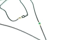 Image 4 of om necklace with emerald