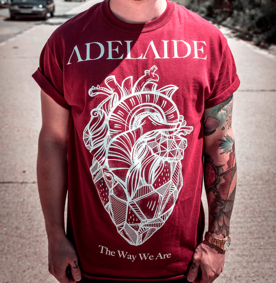 Image of "THE WAY WE ARE" T-SHIRT MAROON